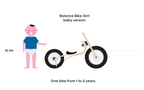 leg&go Balance Bike 3in1 – Mitwachsendes Laufrad aus Holz