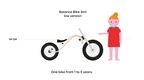 leg&go Balance Bike 3in1 – Mitwachsendes Laufrad aus Holz
