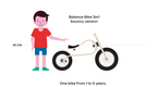 leg&go Balance Bike 3in1 – Mitwachsendes Laufrad aus Holz