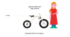 leg&go Balance Bike 3in1 – Mitwachsendes Laufrad aus Holz