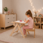leg&go Kreativtisch 2in1 mit Staffelei und Papierrolle