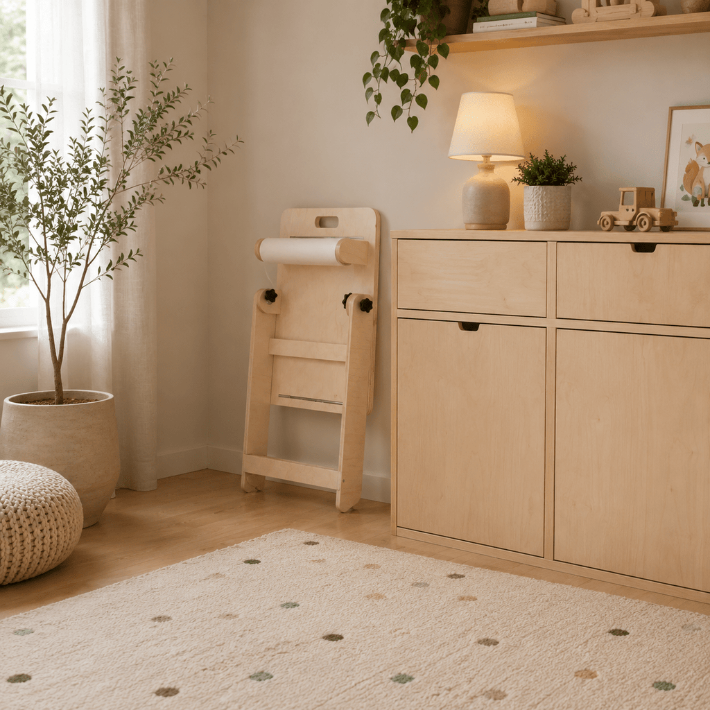 leg&go Kreativtisch 2in1 mit Staffelei und Papierrolle